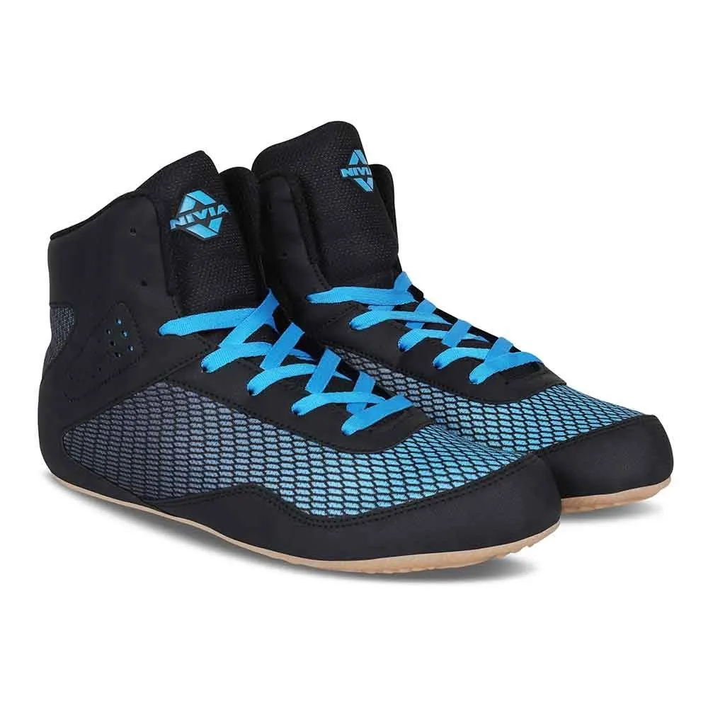 Nivia New Wrestling-I Shoes Blue
