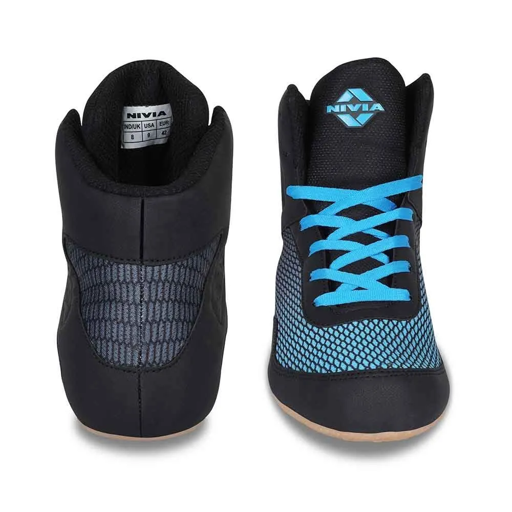 Nivia New Wrestling-I Shoes Blue