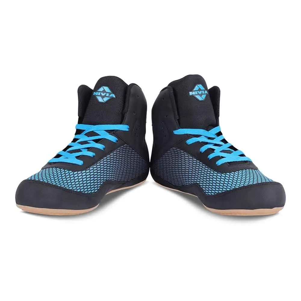 Nivia New Wrestling-I Shoes Blue