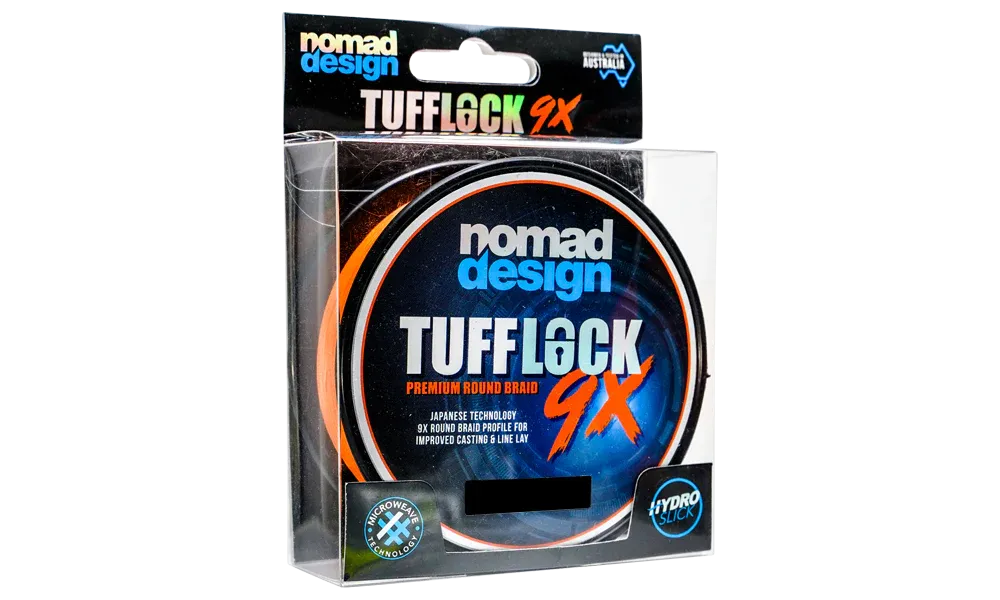 Nomad Tufflock X9 Orange Braid 150yd
