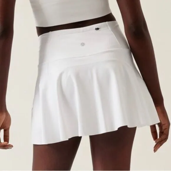 NWT Athleta Ace Tennis White Skort 13.5” Size SP.