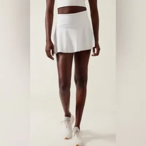 NWT Athleta Ace Tennis White Skort 13.5” Size SP.