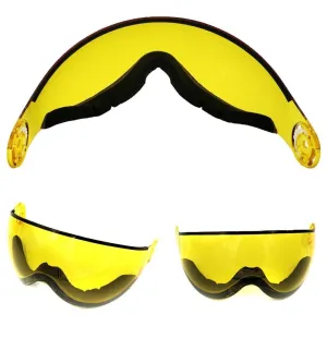 Odoland VISOR Ski helmet Replacement Low Light Visor