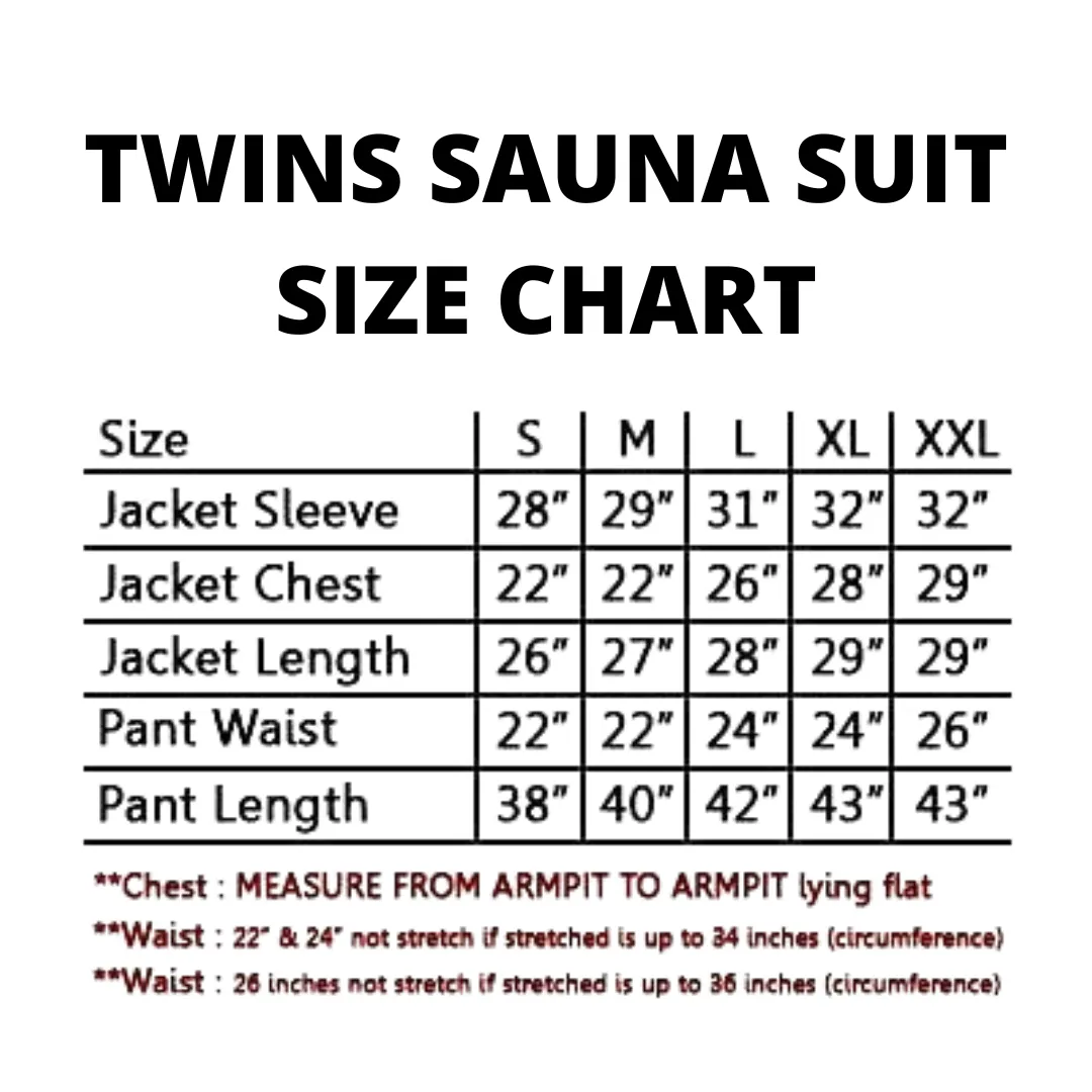 OFFICIAL TWINS SPECIAL VINYL SAUNA SUIT - VSS-1