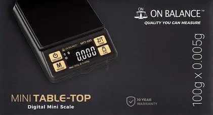 On Balance Mini Table Top Scale (MTT) 100g x 0.005g