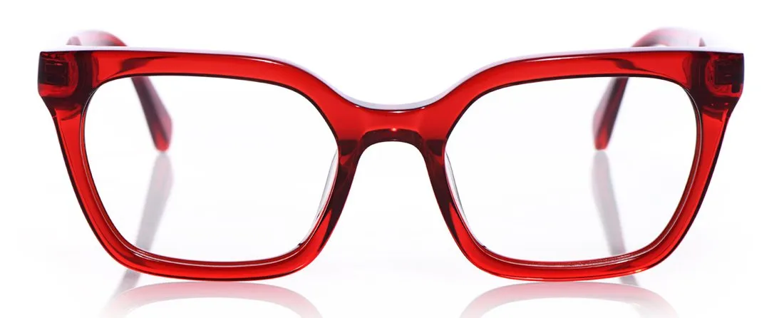 Overlook Color 01 - Red Crystal Front and Temples