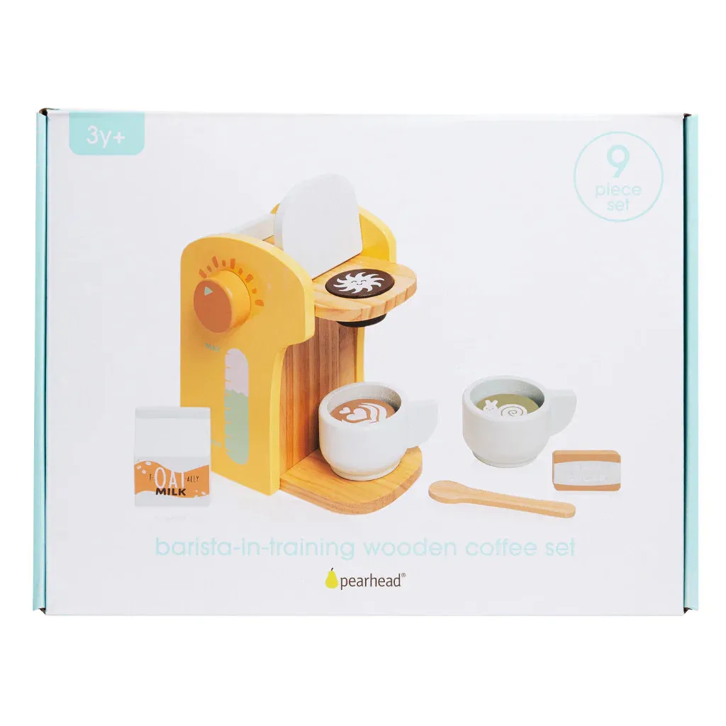 Pearhead - Barista in Training Wooden Coffee Set