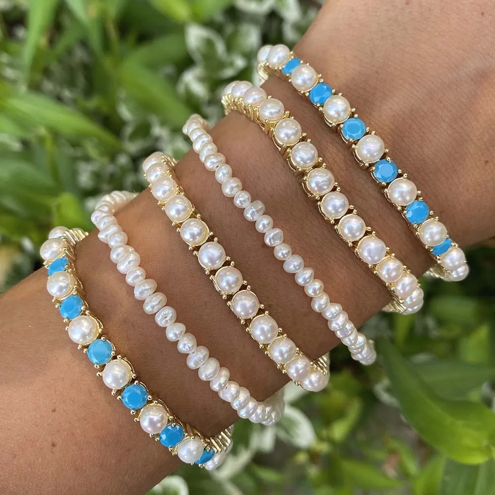 Pearl Tennis Bracelet