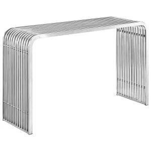 PIPE STAINLESS STEEL CONSOLE TABLE