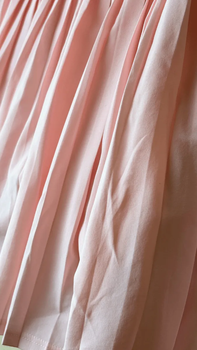Pleated Athleisure Pink Skirt