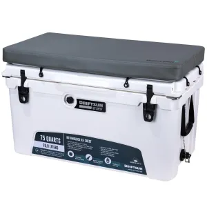 Premium Cooler Seat Cushion With Mounting Hardware - Fits 70Q & 75Q Driftsun Ice Chests