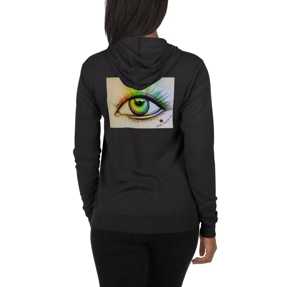 Prism Eye Unisex zip hoodie