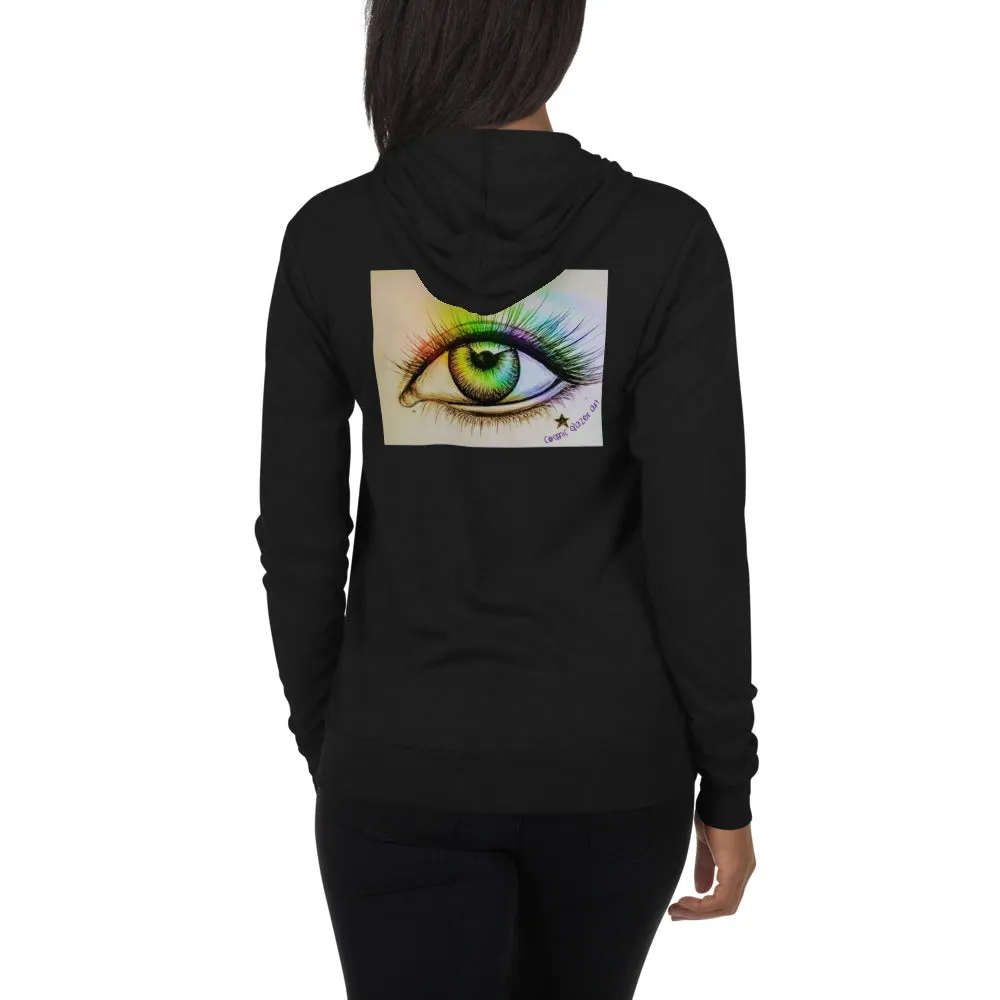 Prism Eye Unisex zip hoodie