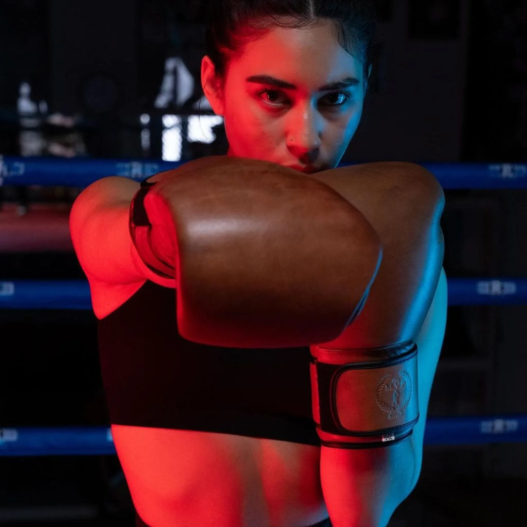 PRO Heritage Brown Leather Boxing Gloves (Strap Up)