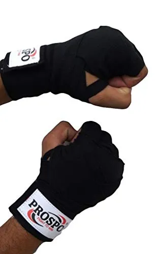 PROSPO Boxing Mexican Stretch/Handwraps/Spandex Bands/Hand Bandage/Protectors/Muay Thai/MMA/Kick Boxing/Cross Fit/Aerobics/Punch Bag Training/Speed Ball Training/ 180" - (Pack of 1 Pair)