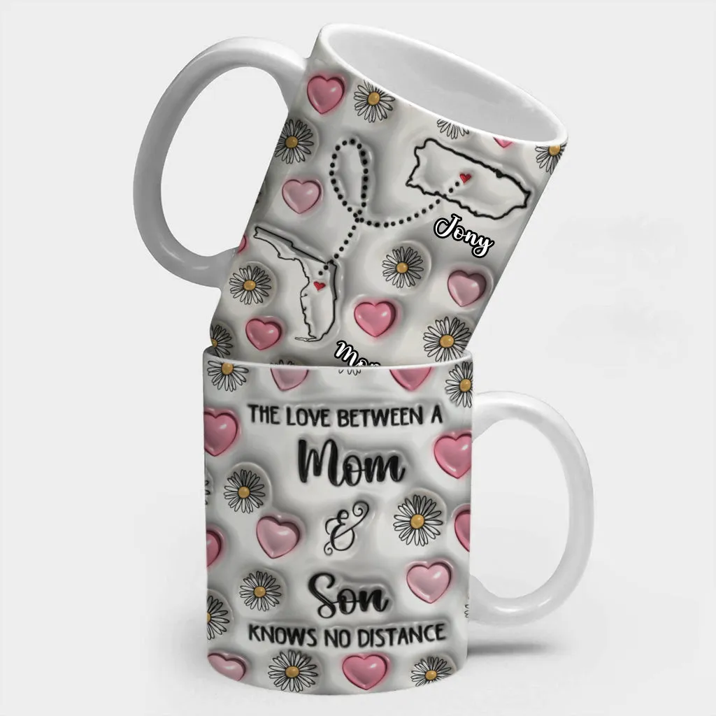 Puerto Rico Florida Long Distance Mom And Son Coffee Mug Cup