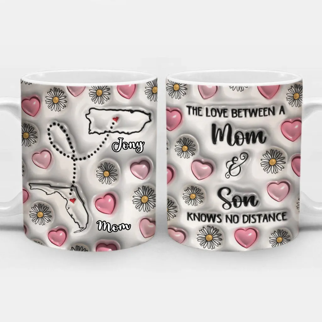 Puerto Rico Florida Long Distance Mom And Son Coffee Mug Cup