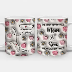 Puerto Rico Florida Long Distance Mom And Son Coffee Mug Cup