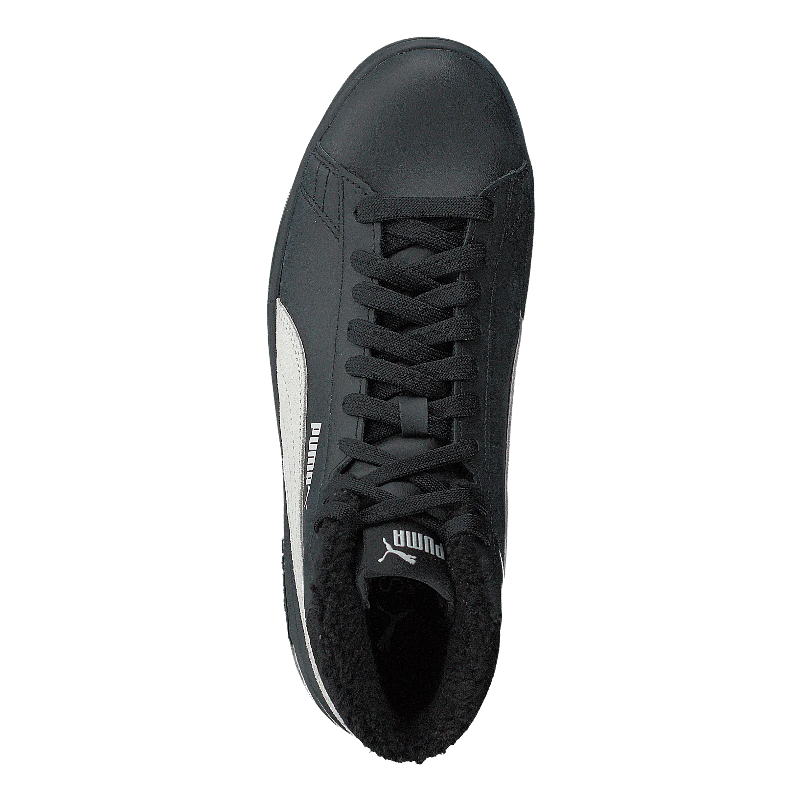 Puma Smash V2 Mid L Fur Jr Puma Black-whisper White