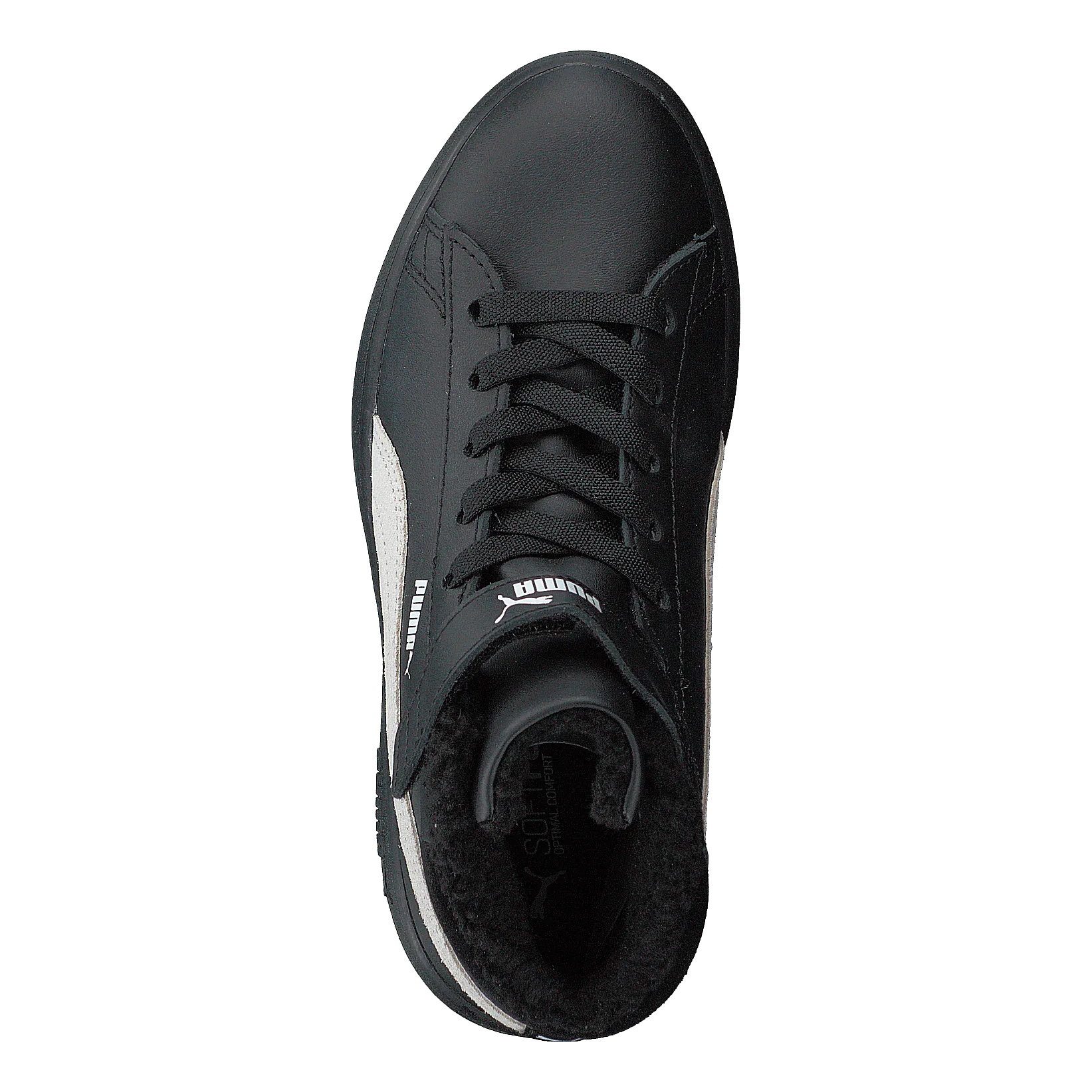 Puma Smash V2 Mid L Fur Ps Puma Black-whisper White