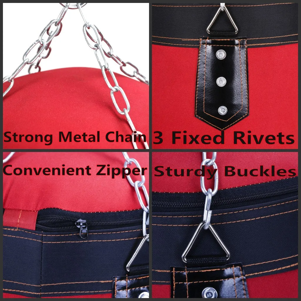 Punching Bag with 2 Boxing Gloves Fitness Workout Sandbags Boxing Set