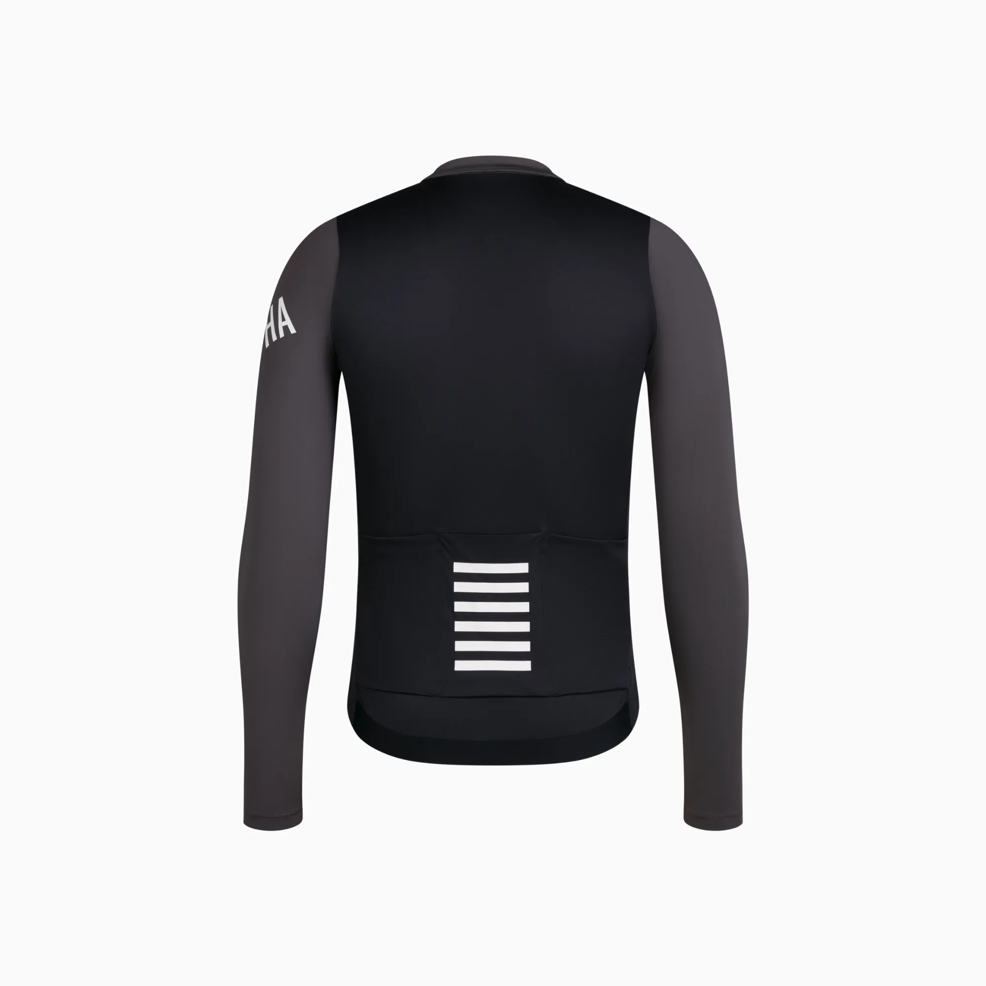 Rapha Pro Team Long Sleeve Lightweight Jersey - Dark Grey / Black