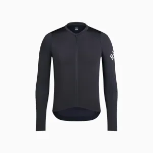 Rapha Pro Team Long Sleeve Lightweight Jersey - Dark Grey / Black