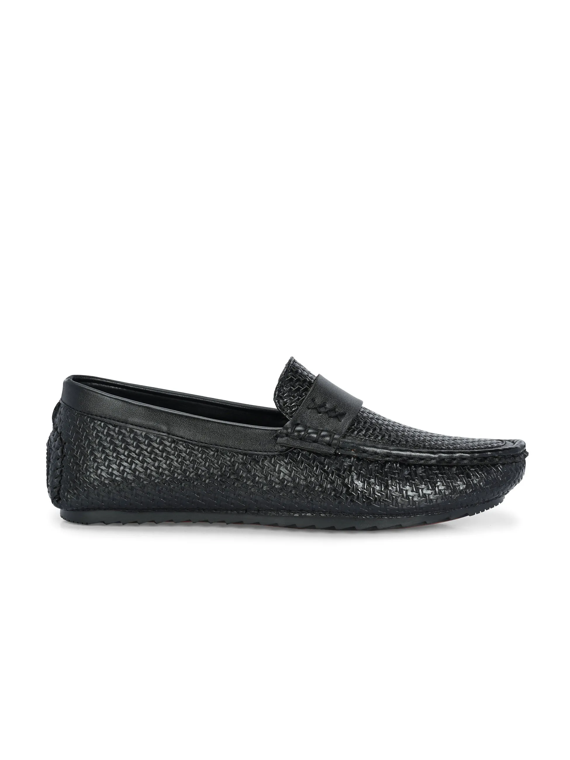 Raven Elegance Texture Slip-On