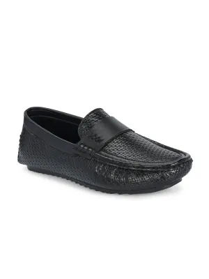 Raven Elegance Texture Slip-On