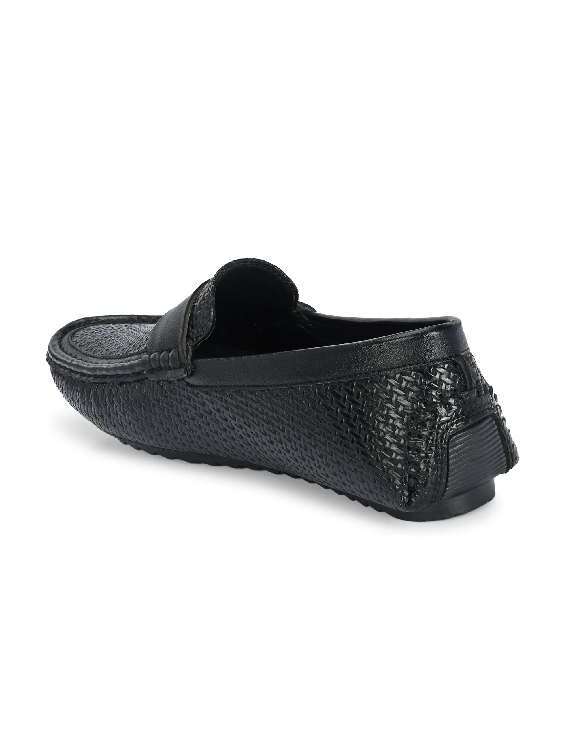 Raven Elegance Texture Slip-On