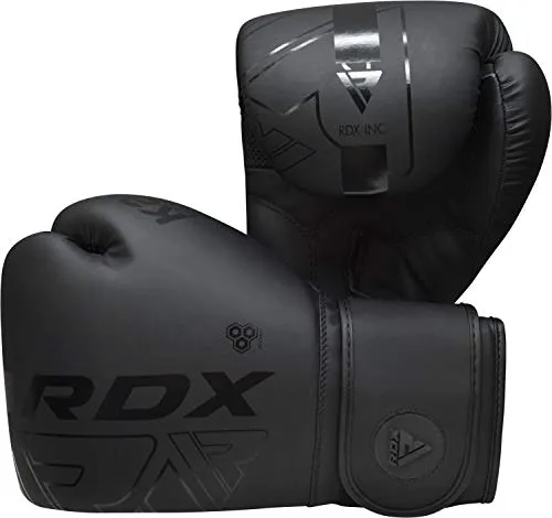 RDX Boxing Gloves Sparring and Muay Thai Maya Hide Leather, Kara Patent Pending Training Mitt for Kickboxing, Punching Bag, Focus Pads, MMA, Thai Pad, Double End Ball Punching Fight Gloves
