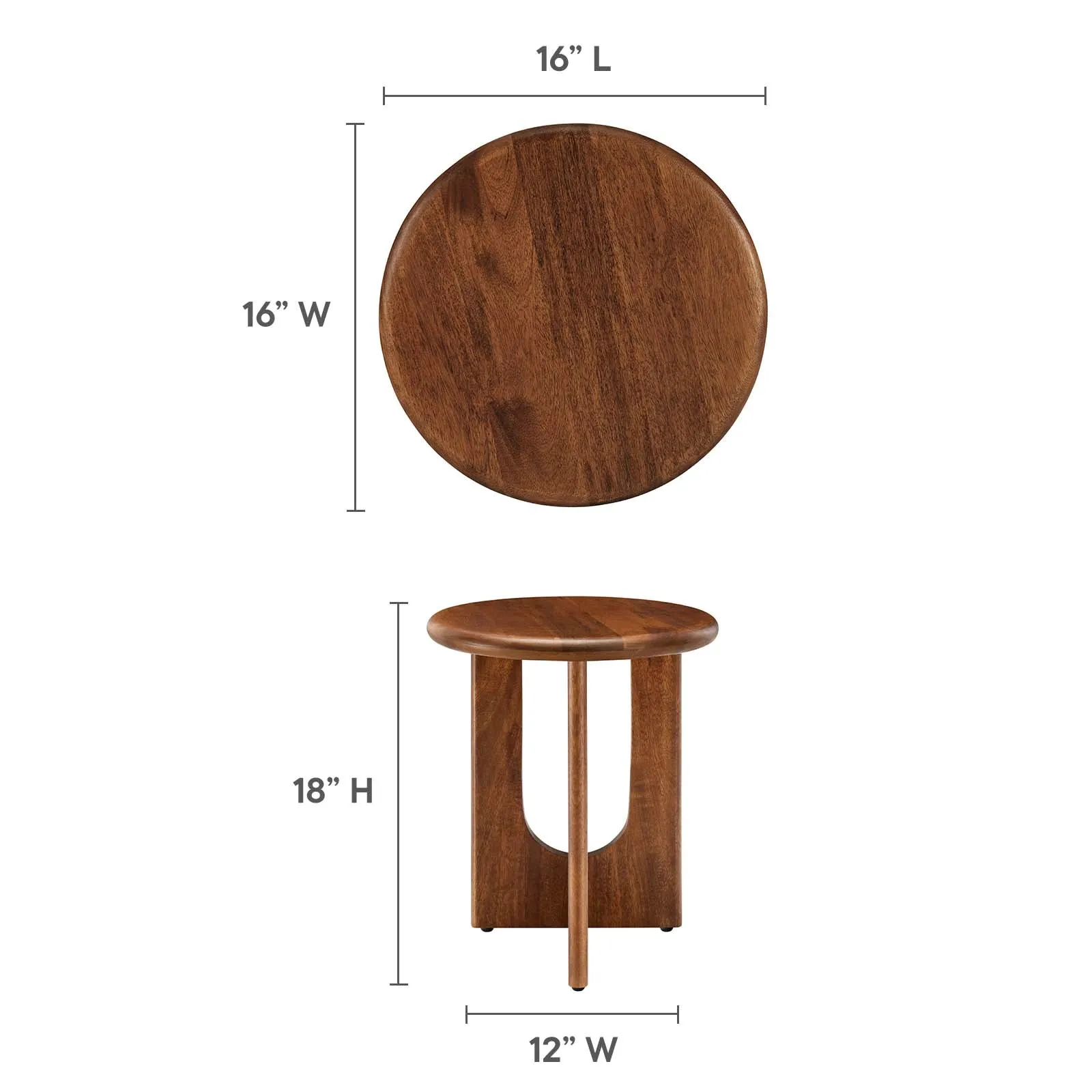 RIVIAN ROUND SIDE TABLE