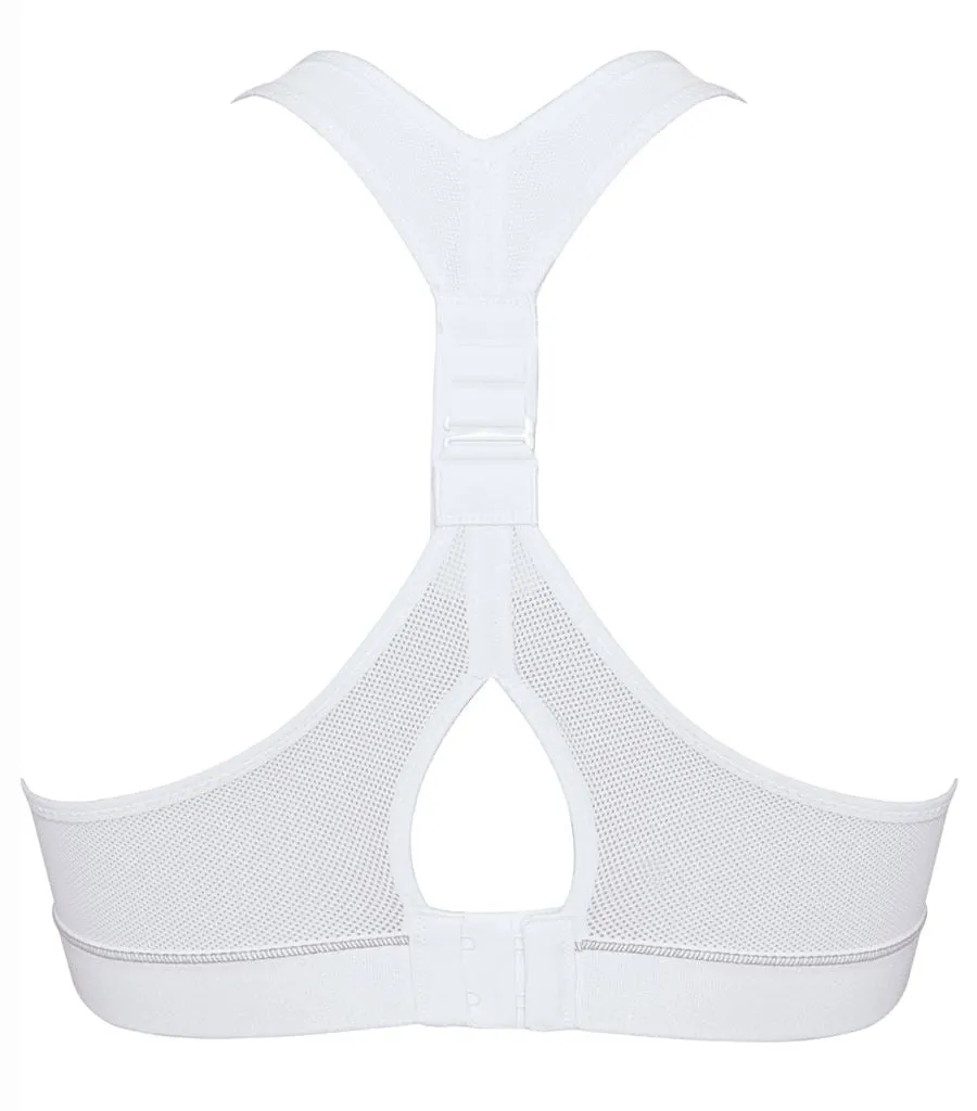 Royce Impact Free Racerback Teen Sports Bra White
