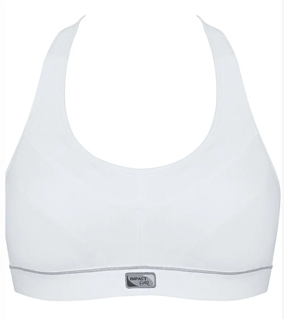 Royce Impact Free Racerback Teen Sports Bra White