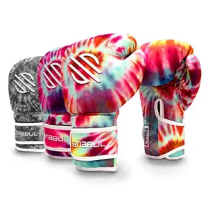 Sanabul Funk Strike Tie Dye Gel Boxing Kickboxing Training Gloves (Classic Swirl, 16 oz)