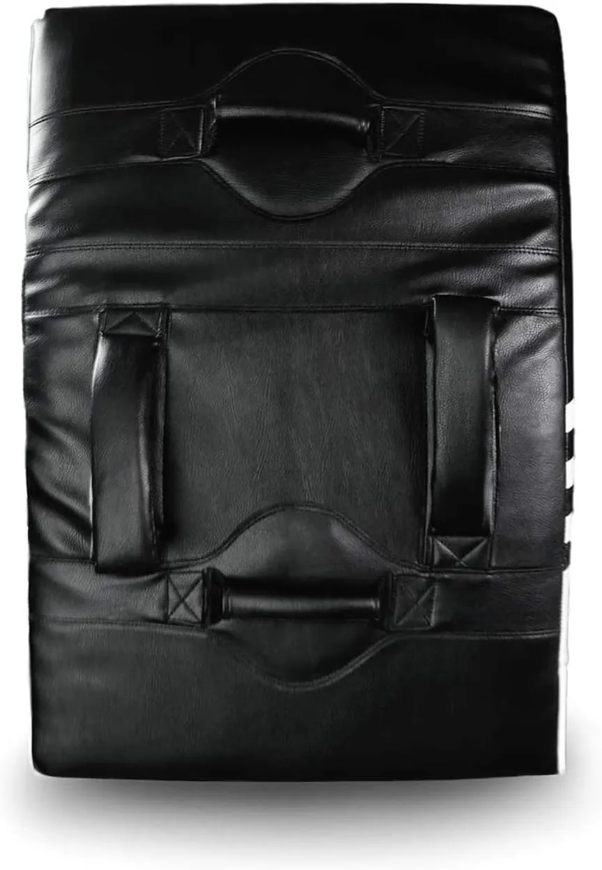 Sanabul Lab Series Striking Shield Black/White Standard Size For Punch Kicks - open_box