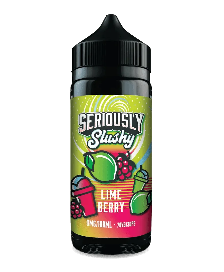 SERIOUSLY SLUSHY - LIME BERRY 100ML SHORT FILL E-LIQUID BY DOOZY