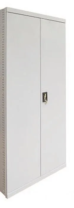 Shelving systems for Warehouse Bins with Doors-Light grey