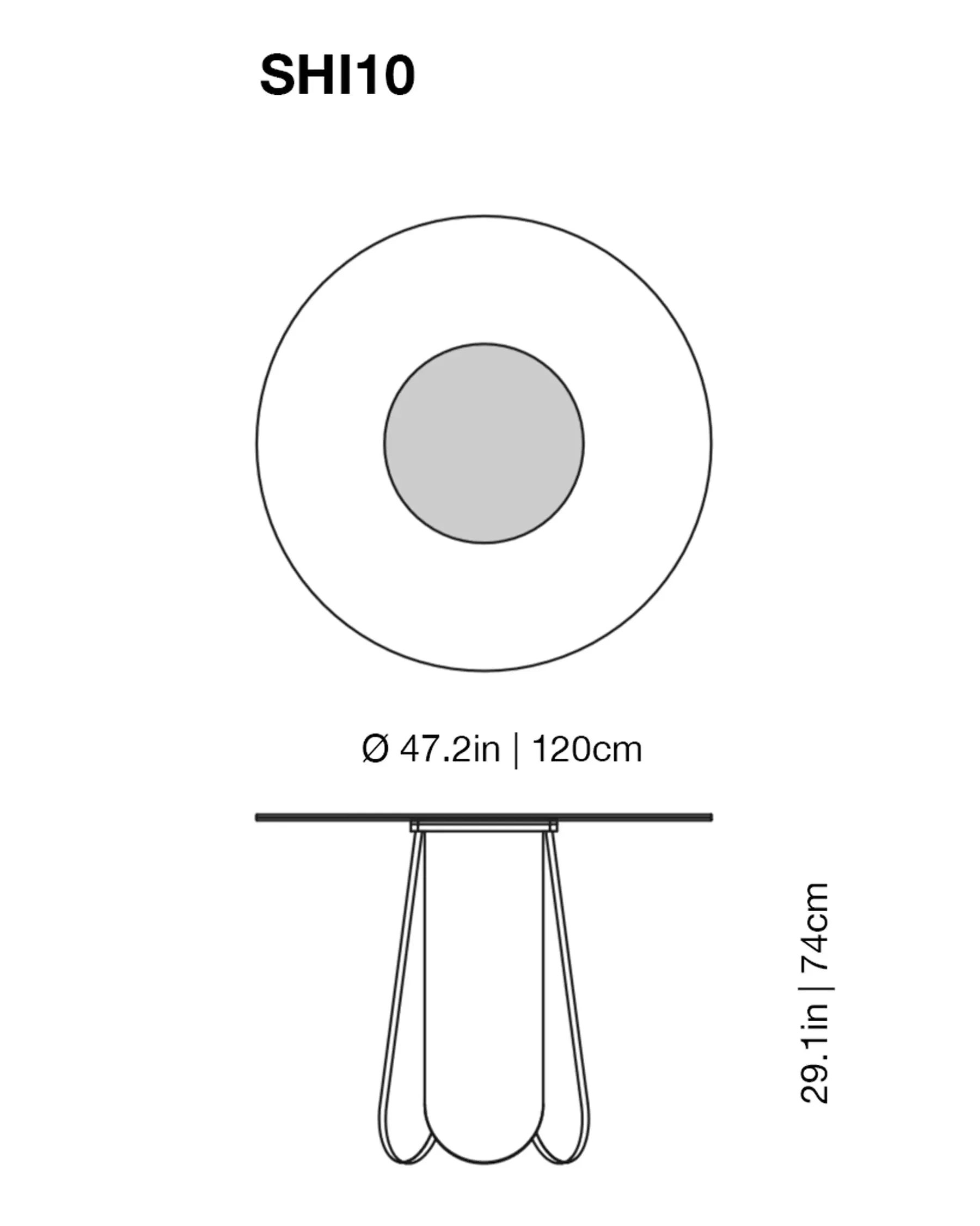Shimmer - Glass Table