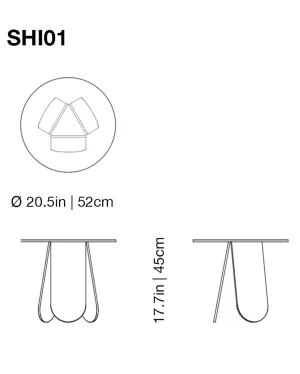 Shimmer - Glass Table