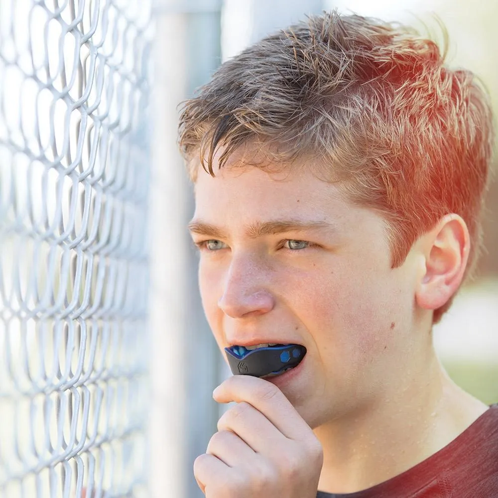 Shock Doctor Gel Max Mouth Guard - Blue / Black
