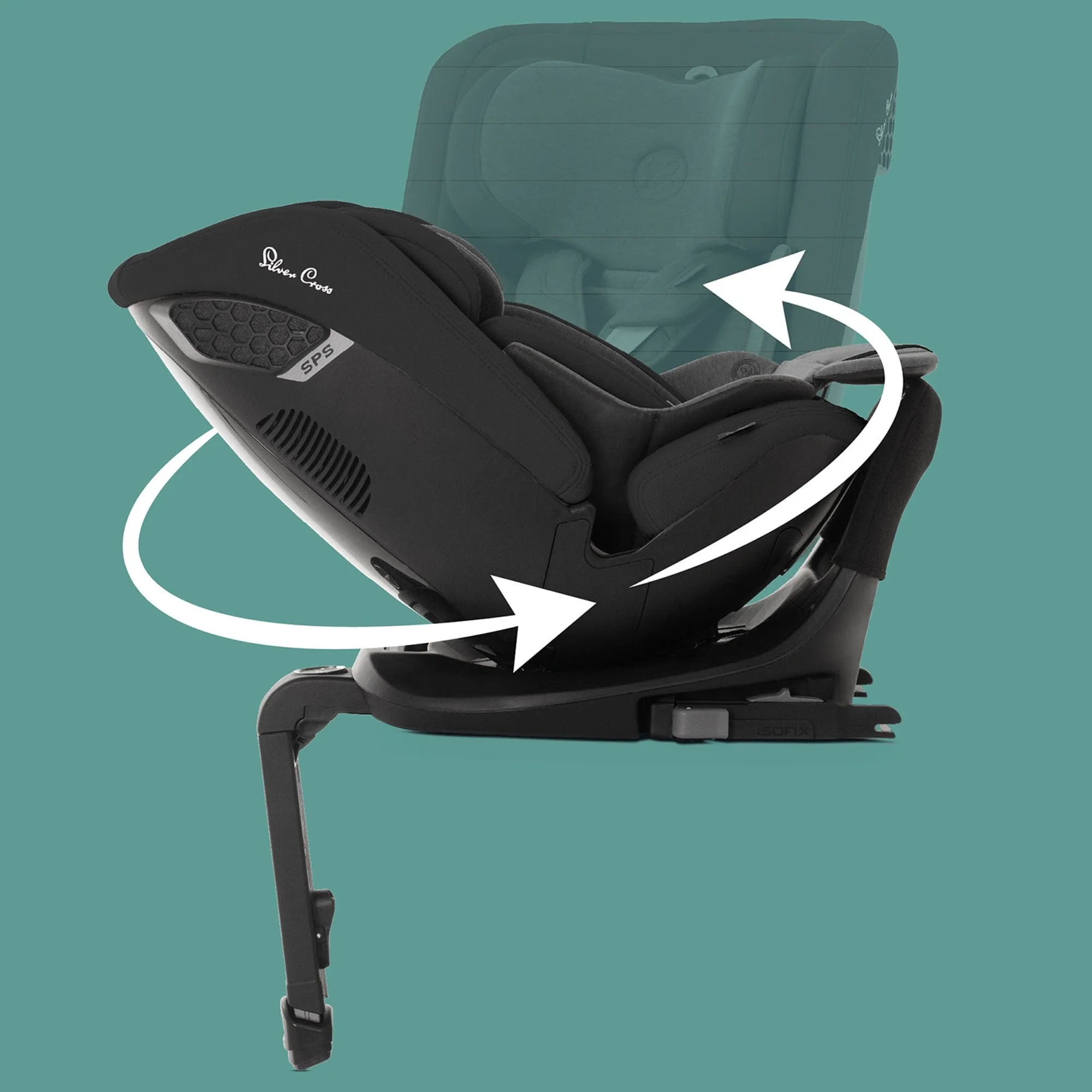 Silver Cross Motion 2 All Size 360 Car Seat in Space