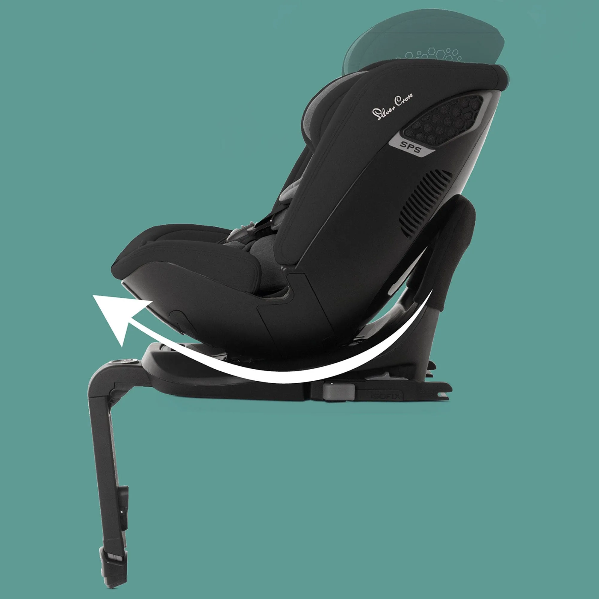 Silver Cross Motion 2 All Size 360 Car Seat in Space