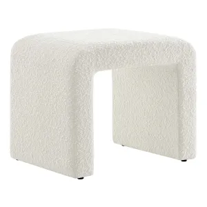 SIMBA BOUCLE FABRIC WATERFALL STOOL