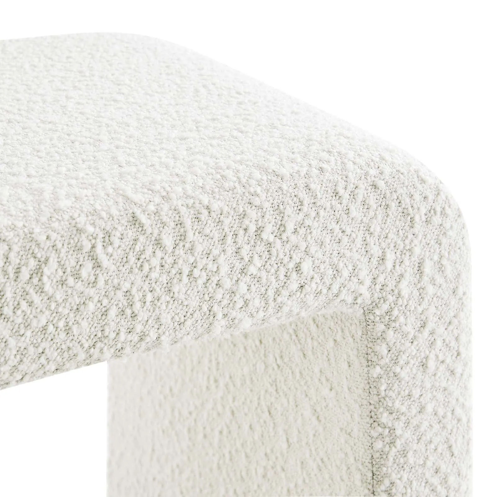 SIMBA BOUCLE FABRIC WATERFALL STOOL