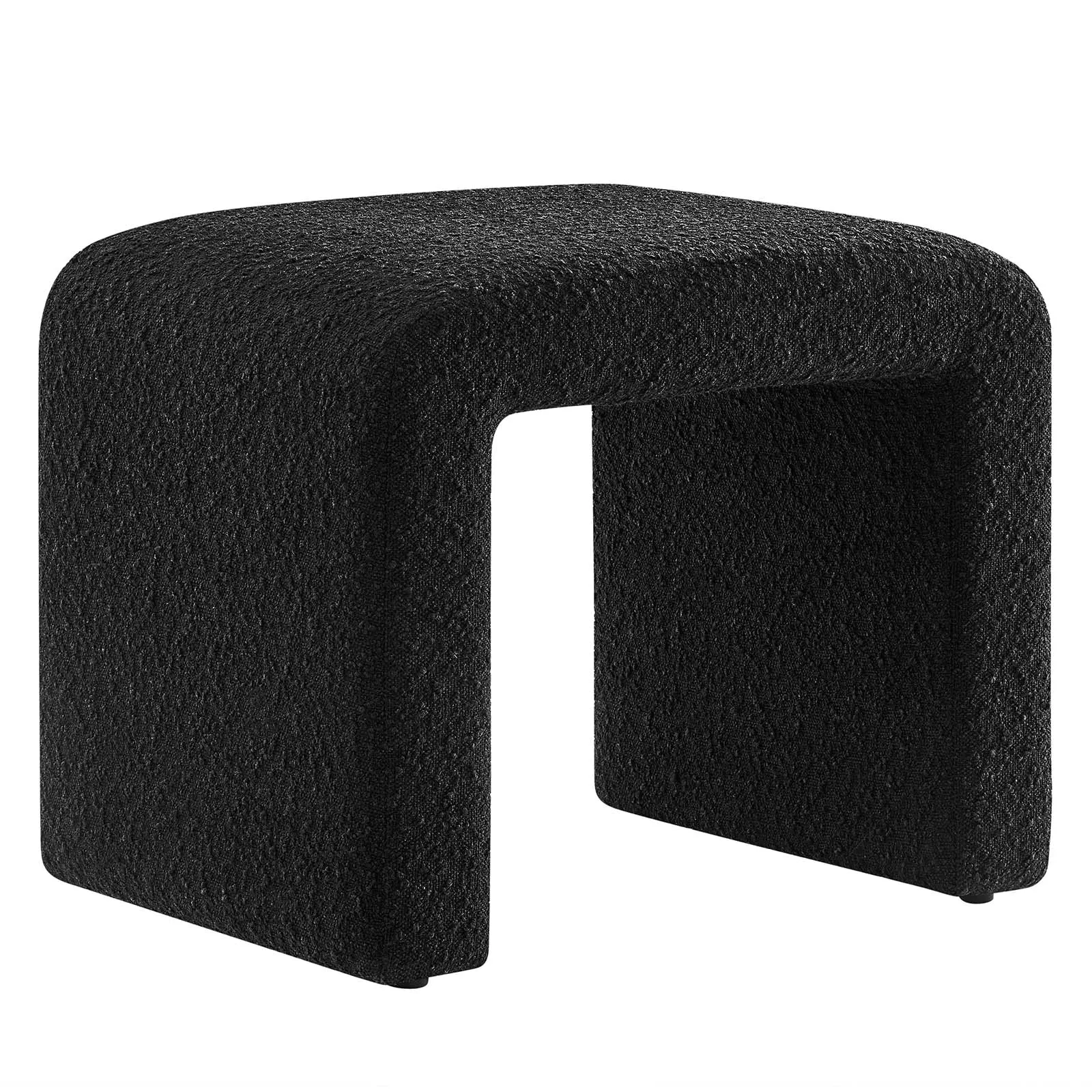 SIMBA BOUCLE FABRIC WATERFALL STOOL