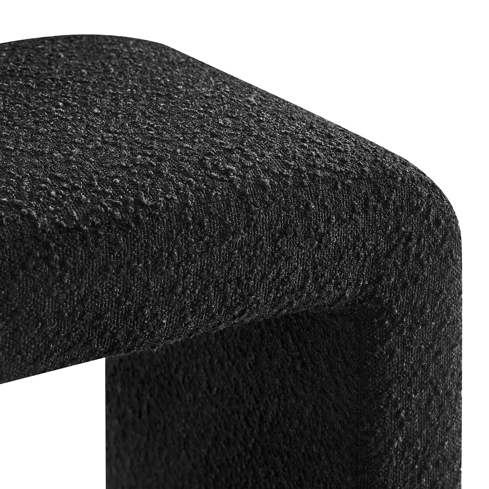 SIMBA BOUCLE FABRIC WATERFALL STOOL