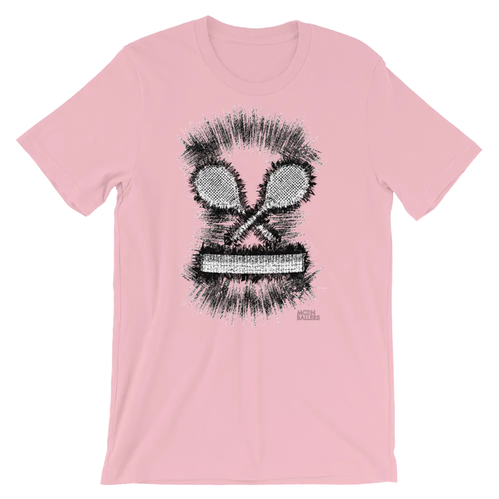 Skull And Tennis Bones - Unisex Tennis T-Shirt