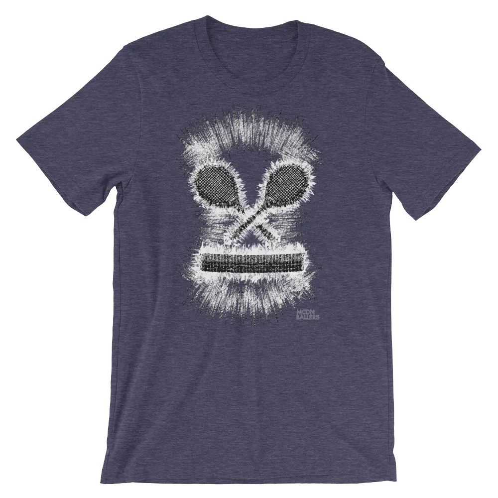 Skull And Tennis Bones - Unisex Tennis T-Shirt