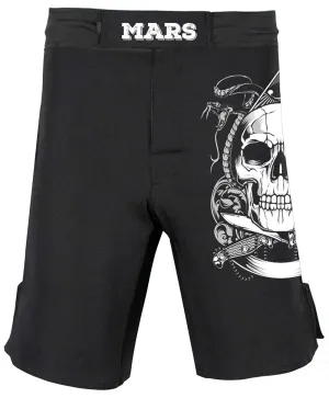 Snake Skull with Sword No Gi Grappling Shorts